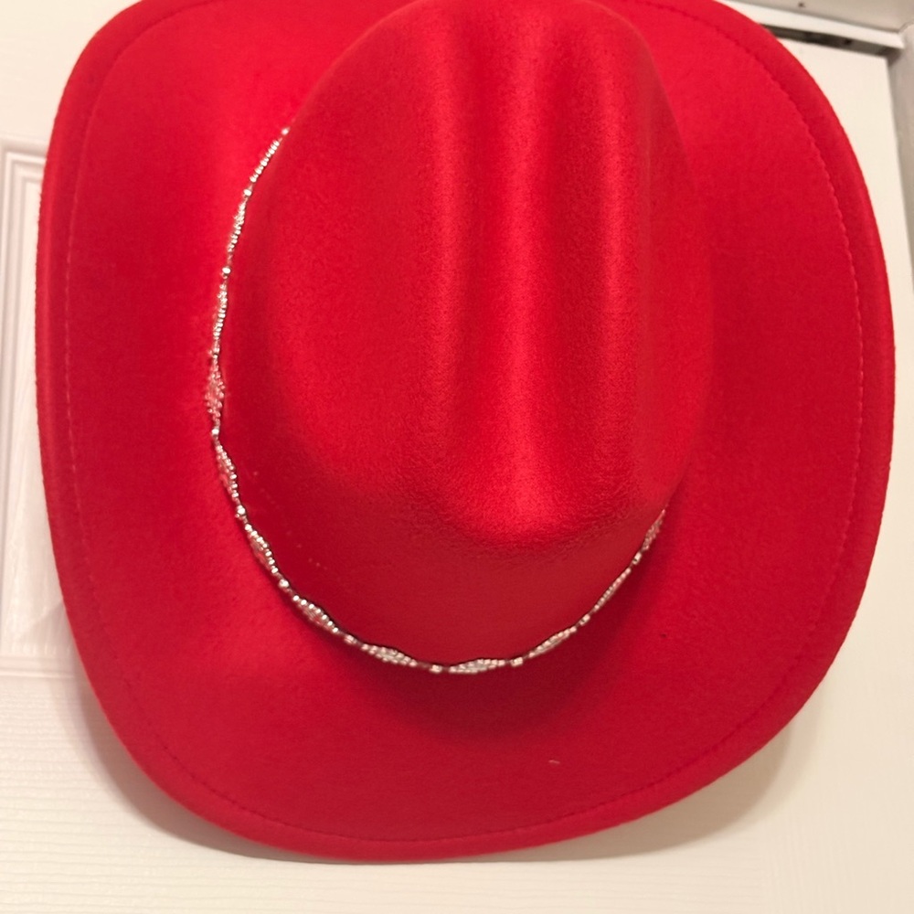 Red cowboy hat
